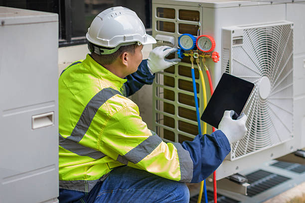 Professional Hvac Maintenance technician working in Clark, NJ